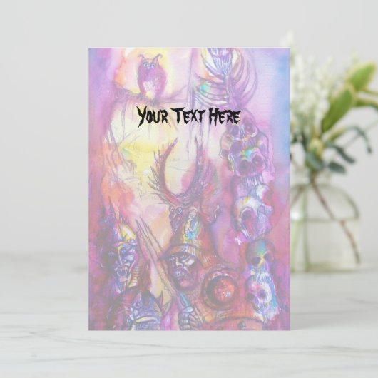 HALLOWEEN MONSTERS / ORK WAR Fantasy Karte (Stehend Vorderseite)