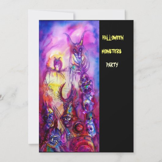 HALLOWEEN MONSTERS / ORK WAR Fantasy Karte (Rückseite)