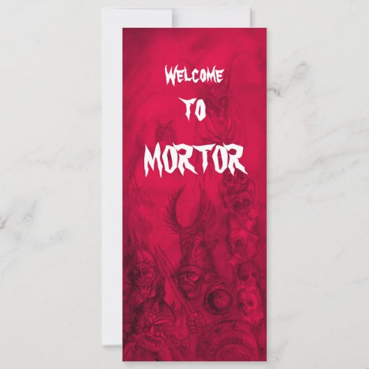 HALLOWEEN MONSTERS / ORK WAR Fantasy Karte (Rückseite)