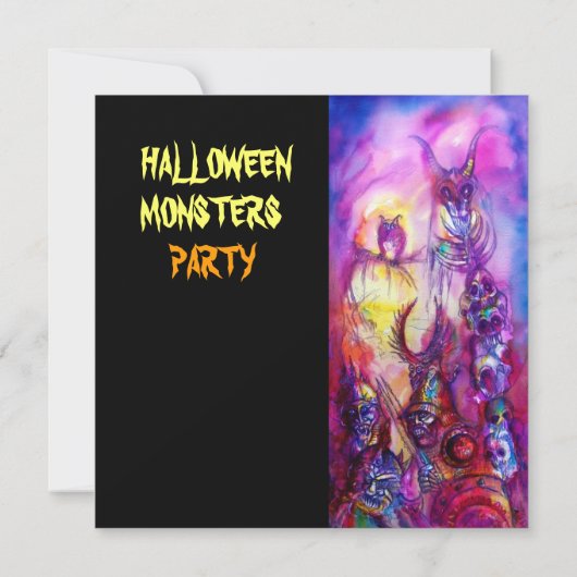 HALLOWEEN MONSTERS / ORK WAR Fantasy Karte (Rückseite)