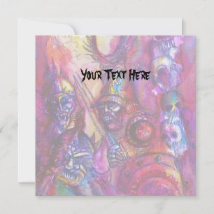 HALLOWEEN MONSTERS / ORK WAR Fantasy Karte