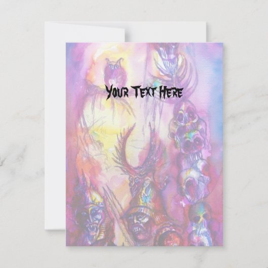 HALLOWEEN MONSTERS / ORK WAR Fantasy Karte (Vorderseite)