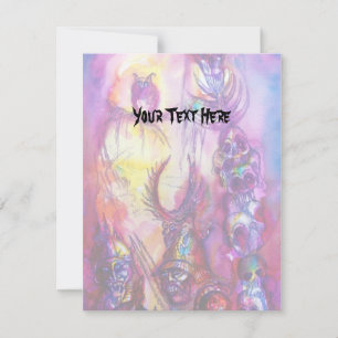 HALLOWEEN MONSTERS / ORK WAR Fantasy Karte