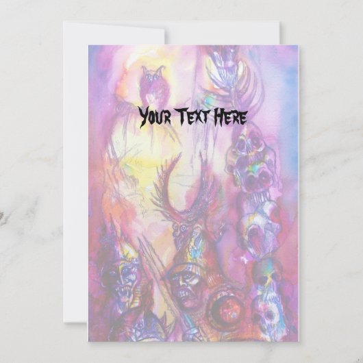 HALLOWEEN MONSTERS / ORK WAR Fantasy Karte (Vorderseite)