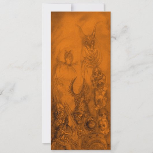 HALLOWEEN MONSTERS / ORK WAR Fantasy Karte (Rückseite)