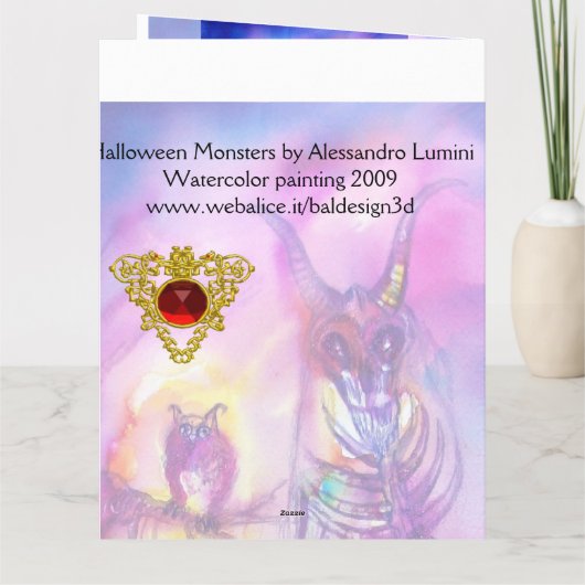 HALLOWEEN MONSTERS / ORK WAR Fantasy Karte (Rückseite)