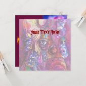 HALLOWEEN MONSTERS / ORK WAR Fantasy Karte (Vorderseite/Rückseite Beispiel)