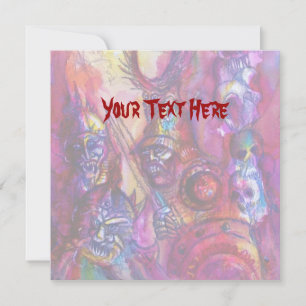 HALLOWEEN MONSTERS / ORK WAR Fantasy Karte