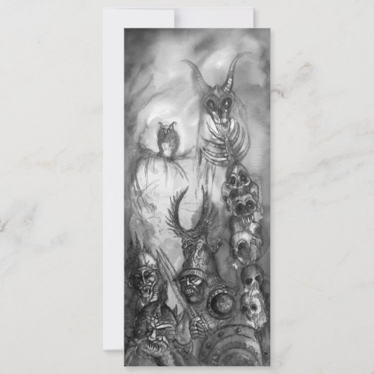 HALLOWEEN MONSTERS / ORK WAR Fantasy Karte (Vorderseite)