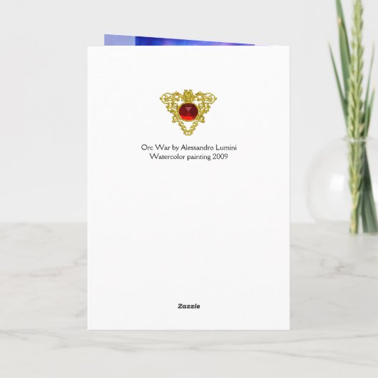 HALLOWEEN MONSTERS / ORK WAR Fantasy Karte (Rückseite)