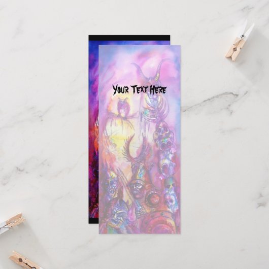 HALLOWEEN MONSTERS / ORK WAR Fantasy Karte (Vorderseite/Rückseite Beispiel)