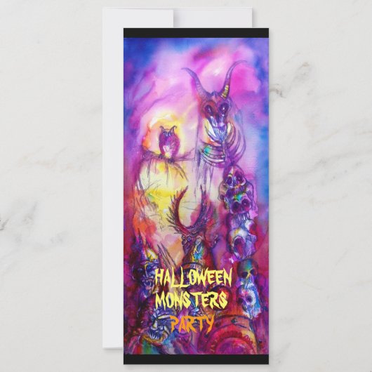 HALLOWEEN MONSTERS / ORK WAR Fantasy Karte (Rückseite)