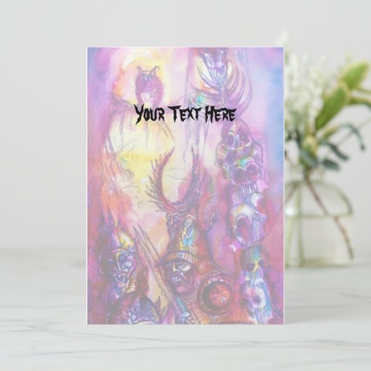 HALLOWEEN MONSTERS / ORK WAR Fantasy Karte (Stehend Vorderseite)