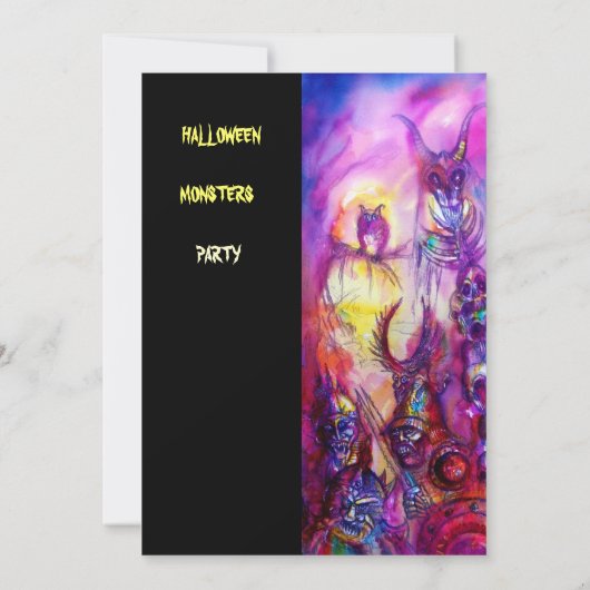 HALLOWEEN MONSTERS / ORK WAR Fantasy Karte (Rückseite)