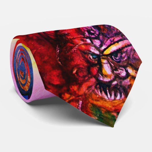 HALLOWEEN MONSTERS / ORK WAR Fantasy Krawatte (Gerollt)