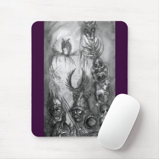 HALLOWEEN MONSTERS / ORK WAR Fantasy Mousepad (Mit Mouse)