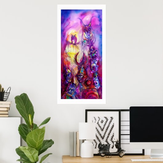 HALLOWEEN MONSTERS / ORK WAR Fantasy Poster (Heimbüro)