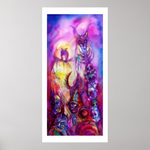 HALLOWEEN MONSTERS / ORK WAR Fantasy Poster