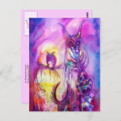 HALLOWEEN MONSTERS / ORK WAR Fantasy Postkarte (Vorne/Hinten)