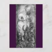 HALLOWEEN MONSTERS / ORK WAR Fantasy Postkarte (Vorderseite)