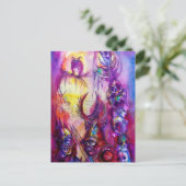 HALLOWEEN MONSTERS / ORK WAR Fantasy Postkarte (Stehend Vorderseite)