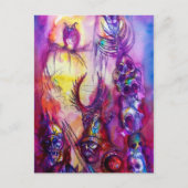 HALLOWEEN MONSTERS / ORK WAR Fantasy Postkarte (Vorderseite)