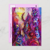 HALLOWEEN MONSTERS / ORK WAR Fantasy Postkarte (Vorne/Hinten)