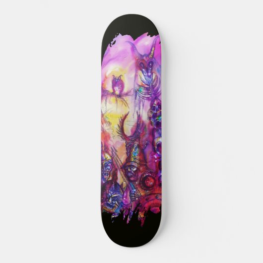 HALLOWEEN MONSTERS / ORK WAR Fantasy Skateboard (Vorderseite)