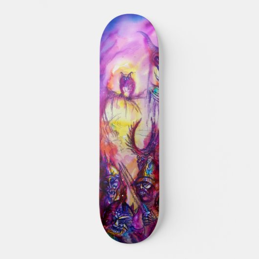 HALLOWEEN MONSTERS / ORK WAR Fantasy Skateboard (Vorderseite)