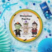 Halloween Monsters Party Pappteller (Party)