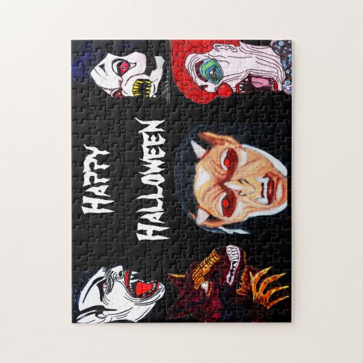 HALLOWEEN MONSTERS PUZZLE (Vertikal)