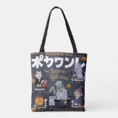 Halloween Monsters Tasche (Rückseite)