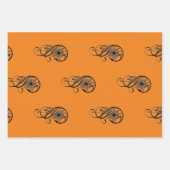 HALLOWEEN MONSTERS Wrapping Paper Sheet Set 3 Geschenkpapier Set (Vorderseite 2)