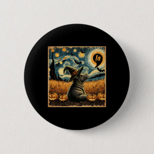 Halloween Moo Deng Hexa Comma La Harris Button