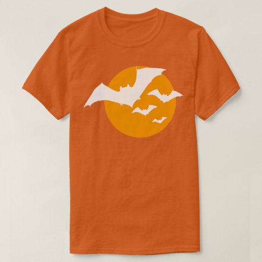 Halloween Moon Beängstigend T-Shirt (Design vorne)