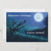 Halloween Moon in der Nacht in den Schatten von Bl (Vorderseite)