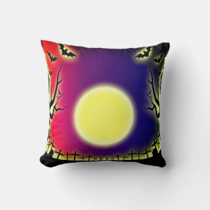Halloween Moon Kissen