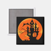 Halloween Moon Magnet (Vorderseite/Rückseite)
