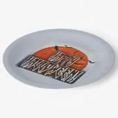 Halloween Moon-PG Pappteller (Schrägansicht)