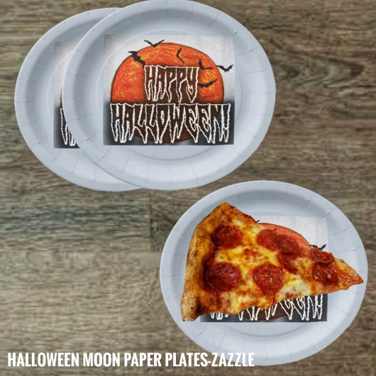Halloween Moon-PG Pappteller