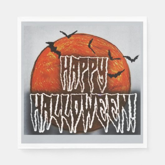 Halloween Moon-PG Serviette (Vorderseite)