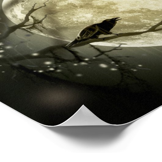 Halloween Moon Poster (Ecke)