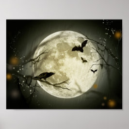 Halloween Moon Poster