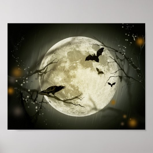 Halloween Moon Poster (Vorne)