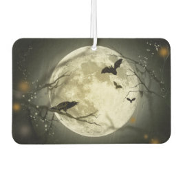 Halloween Moon Spooky Crows Autolufterfrischer