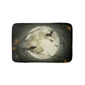 Halloween Moon Spooky Crows Badematte (Vorderseite)