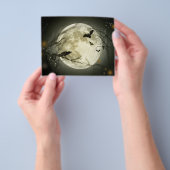 Halloween Moon Spooky Crows Flyer (Gruppe)