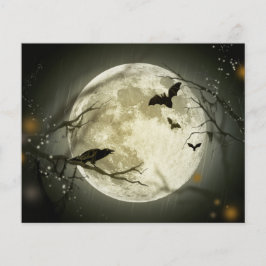 Halloween Moon Spooky Crows Flyer