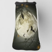 Halloween Moon Spooky Crows Golf Headcover (Rotieren 90)