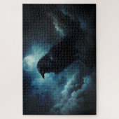 Halloween Moon Spooky Crows Puzzle (Vertikal)